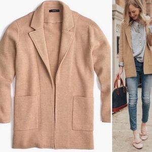 J. Crew Beige Sweater Blazer